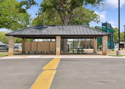 Covered mailboxes at Aldea Manufactured Home Community in Fort Worth, Texas